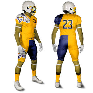 Maillot de football américain de compétition 7v7 pour adultes, uniforme de match, polyester 210GSM, vêtement de sport haute performance, vente en gros - Product Image 4