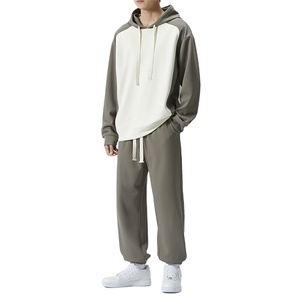 Nouveau design personnalisé surdimensionné Sport Jogging survêtements vente de gros fitness hommes tech polaire baggy survêtement - Product Image 1