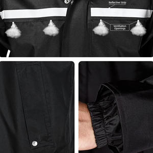 Veste longue de sécurité de qualité supérieure avec logo personnalisé impression broderie vêtements de travail réfléchissants haute visibilité fabricant d'usine OEM - Product Image 3