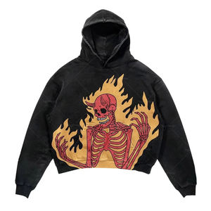 Sudaderas con capucha para hombre de alta calidad, estampado DTG, diseño superior, servicio profesional OEM, temporada de invierno, cuello con capucha hecho en Pakistán - Product Image 3