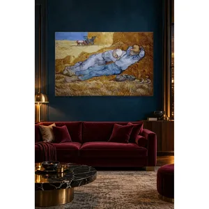 Fida Van Gogh Noon : Reposeuraillement après le travail, impression sur toile - Product Image 3