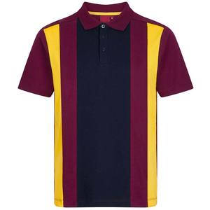 เสื้อโปโลสำหรับผู้ชายเสื้อกอล์ฟลายกราฟิกปักโลโก้ผ้าฝ้าย100% - Product Image 1