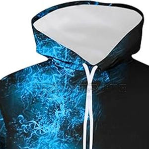 Sudadera con capucha con estampado de algodón 100% 3D informal para hombre Nuevo estilo Invierno Patrón sólido Bajo MOQ Mejor calidad Precio al por mayor - Product Image 4