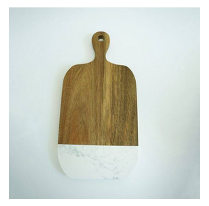 Planche à découper en marbre pour la maison, les restaurants et les hôtels, planche à découper en bois d'acacia naturel de haute qualité et créative - Product Image 2