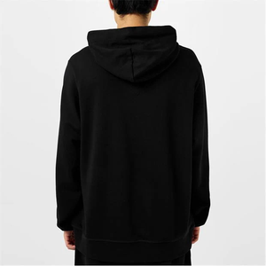 เสื้อฮู้ดลายการออกกำลังกายมีสองกระเป๋าสีดำใส่ได้ทั้งผู้ชายและผู้หญิง - Product Image 4