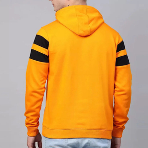 Sudadera con capucha de diseño de rayas informal personalizada forro polar de algodón con colores y bordados personalizados al mejor precio Sudadera con capucha de gran oferta unisex - Product Image 2
