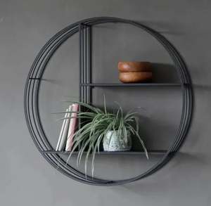 Best Selling Decorative <b>Wall</b> <b>Shelf</b> <b>for</b> Home <b>Decoration</b> in Hexagonal Shape and BlackPowder Coating - Product Image 3
