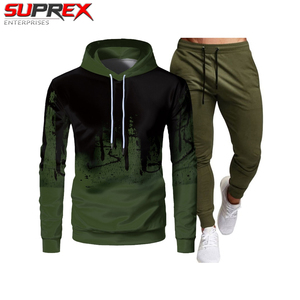 ชุดวอร์มฤดูหนาวสำหรับผู้ชาย Suprex Enterprises แบบ 2 ชิ้น ผ้าโพลีเอสเตอร์/คอตตอน ป้องกันรังสียูวี เสื้อสเวตเชิ้ตสำหรับวิ่งและกางเกงจ็อกเกอร์ - Product Image 4