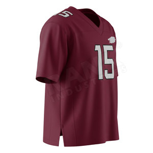 Short Sleeve American <b>Football</b> Jersey Customized Logo <b>Printing</b> In Stock American <b>Football</b> Jersey For Sale - Product Image 3