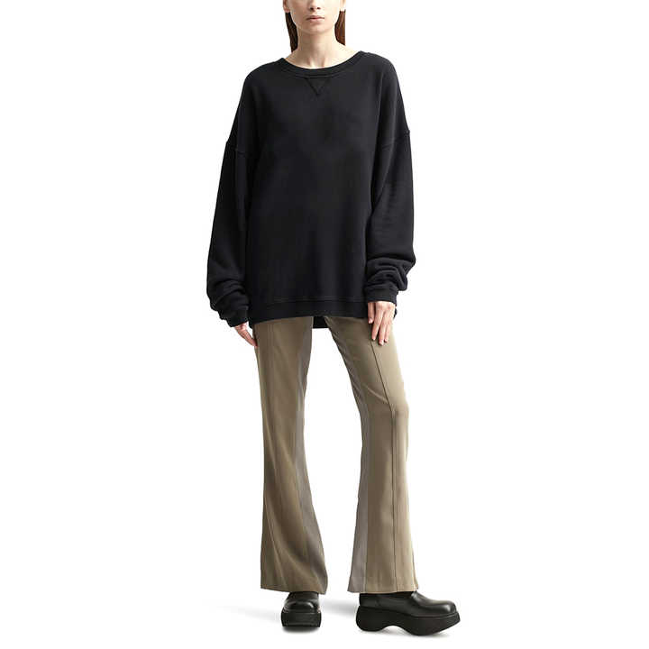 Unisex Venice Printed Graphics Sweatshirt Relaxed Long Sleeve With Crew Neckline Ribbed Trims Dropped Shoulder Hoodies XS Size