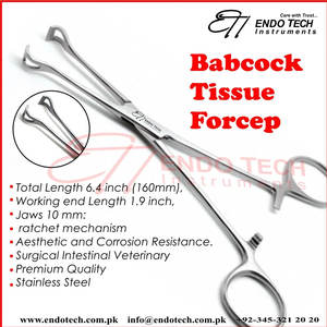 Profesional quirúrgico Pakistán hecho de acero inoxidable Lovelace Lung Grasping Forceps precio barato Lovelace Lung piercing forceps - Product Image 3