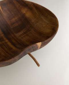 <b>Mango</b> <b>Wood</b> Decorative Round Carved <b>Bowl</b> for Decoration Centrepiece <b>Bowl</b> for Table (10" X 10" X 2.5") - Product Image 5