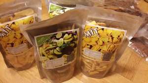 VF Mélange de fruits secs biologiques Snack Croustillants Chips de patates douces biologiques Jacquier Carotte Banane 99 Golde Data Emballage en vrac - Product Image 6