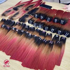 Wholesale Super Double Drawn Virgin <b>Colored</b> Bone Straight <b>Hair</b> Extensions Best Supplier of Human <b>Hair</b> From Vietnam - Product Image 5