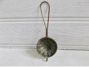 Antique Brass Handwoven Mesh <b>Tea</b> Strainers With Long Handles for <b>Loose</b> Leaf <b>Tea</b> <b>Infuser</b> Kitchenware Accessories - Product Image 4