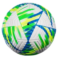 Ballons de football promotionnels cousus à la machine, nouveau style, haute qualité, sur mesure, pliables, logo personnalisé, différents sacs en filet