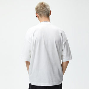 Sweat Gym Plain Oversize Shorts et Chemise Ensemble pour Homme Plus Size T-shirt pour Homme T-shirt surdimensionné - Product Image 6