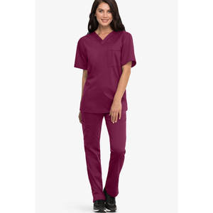 Custom Breathable Nursing Scrubs Men and Women <b>Hospital</b> Dental Salon Work Beauty Nurse <b>Uniform</b> - Product Image 4