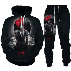 Chándal Digital de otoño para hombre, conjunto de Sudadera con capucha y pantalones de manga larga con estampado de El Rey León 3D, ropa deportiva para hombre, chándal de sublimación - Product Image 2