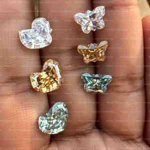 Diamante de corte brillante VVS personalizado al por mayor, piedra suelta de carbono 100% cultivada en laboratorio Real, 0,5 quilates, Evaluación por terceros - Product Image 1