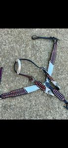 Ensemble de sellerie pour cheval en cuir occidental de qualité professionnelle, finition lisse et quincaillerie robuste, disponible en gros - Product Image 3