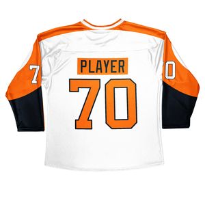 Jerseys de hockey sobre hielo de sarga de aparejos de diseño personalizado OEM con nombres y números de jugadores personalizados, jerseys directos de fábrica a bajo precio - Product Image 2