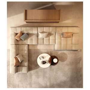 DREAMLIKE estilo minimalista moderno I Shape sofá conjunto muebles sala de estar esquina tela modular sofá conjuntos al por mayor personalizado OEM - Product Image 2