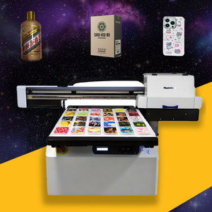 เครื่องพิมพ์ยูวีแบบแท่นขนาดใหญ่ 25600 หัวพิมพ์ พร้อมสี CMYK LC LM เกรย์ แดง ขาว วานิช 10 สี - Product Image 1