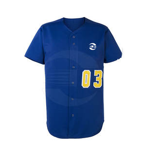 ชุดเครื่องแบบเบสบอลระบายอากาศได้ดีชุดเสื้อกีฬาโลโก้ปรับแต่งได้ทำเพื่อการใช้งานแบบทีม - Product Image 2