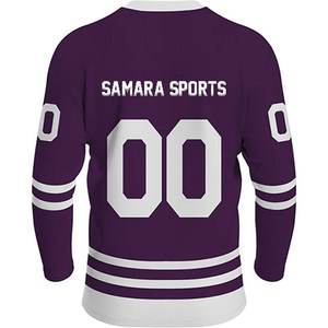 Jersey de hockey sobre hielo de Equipo Internacional barato personalizado de fabricante profesional con logotipo bordado - Product Image 2