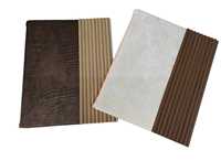 Porte-menu en cuir PU de haute qualité, durable, certifié ISO, avec logo nickelé personnalisé pour restaurant, hôtel, vin