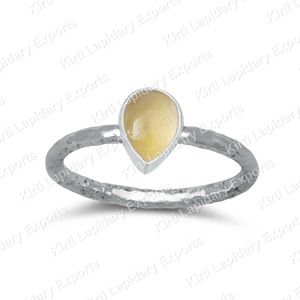 Bague en pierres précieuses assorties, faite à la main, en laiton plaqué argent, vente en gros, bague en pierres précieuses, Jaipur Inde, faible MOQ 2 pièces - Product Image 6