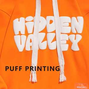 OEM US Warehouse Custom logo Blank Crewneck Hoodie Unisex 100% Polyester Oversized Men's Sweatshirts Hoodies - Product Image 4