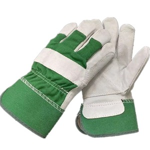 Gants de gréeur en cuir de grain de vache avec des gants de conducteur de travail en cuir de pouce Keystone pour un usage industriel - Product Image 4