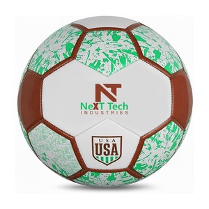 Ballon de football d'entraînement Next Tech Industries en matériau PU pour l'entraînement avec design personnalisé et logo personnalisé - Product Image 4
