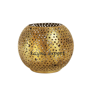 Soporte votivo de Metal de último diseño hermoso Color dorado nuevo diseño votivo de Metal para iluminación de velas Uso de decoración de boda - Product Image 6