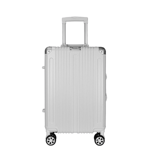 High Quality 2023 Men Women Fashionable PC Hard Shell Zipper <b>Suitcase</b> Aluminum Frame Carry on Luggages - Product Image 1