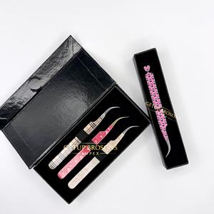 Las Mejores Pinzas para Pestañas GETUP BROSONS IMPEX, Varios Diseños, Recubiertas de Papel, Acero Inoxidable, Punta Suave, Precisión, para Halloween - Product Image 5