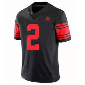 Maillot américain en polyester 100% de conception personnalisée professionnelle maillot de football américain personnalisé pour les jeunes pas cher - Product Image 1