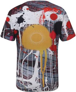 La última camiseta personalizada para hombre, bordado de chenilla caliente, impresión digital 3D, logotipo hecho, diseño de sublimación exclusivo de poliéster/algodón - Product Image 1