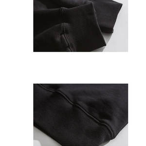 เสื้อสเวตเตอร์สำหรับฤดูหนาวของผู้ชายมีฮู้ดพิมพ์ลายสีพื้นมีฮู้ดแฟชั่น - Product Image 5