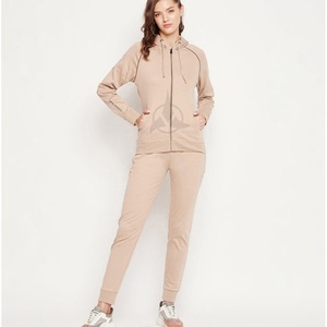 OEM Survêtement Pull Sweat à capuche et pantalon de survêtement pour femmes Sweat-shirt Jogger Ensemble 100% Coton Polaire 2 Pièces Ensemble Survêtements Femmes - Product Image 1