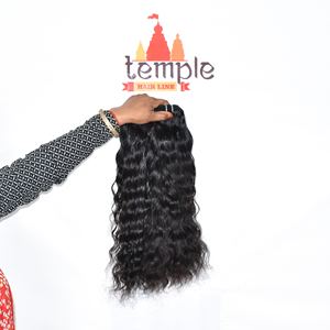 Cuticule brute alignée en gros 100% couleur naturelle machine double trame traitée paquet vietnamien Extensions de cheveux humains pour femmes - Product Image 3