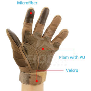 Nouveaux gants de moto respirants de conception moderne, en cuir de vache véritable, à doigts entiers, unisexes - Product Image 3