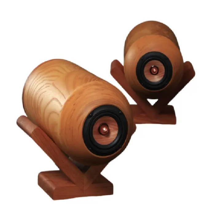 Kustom Jepang atas meja Mini Drum pasif Pro Speaker kayu