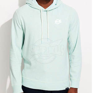 Sweats à capuche respirants de style unique pour hommes avec épaule tombante nouveauté sweats d'hiver teints en couleur unie Offre Spéciale - Product Image 2