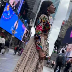 Nouvel arrivage Navratri Festival spécial pur coton imprimé Chaniya Choli pour femmes Bandhej Lehenga vêtements traditionnels - Product Image 1