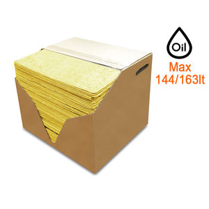 Carvel 41x46cm chiffons absorbants perforés et prédécoupés pour substances acides dans distributeur (100 pcs) - Product Image 1