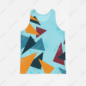 Tank Top Slim Fit Custom Design Casual Wear Breathable Fabric for Maximum Comfort & Flexibility Stylish Men Sublimated Polyester - Product Image 5