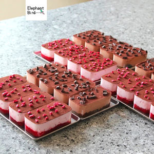 Boîtes à gâteaux modernes <span class=keywords><strong>de</strong></span> luxe avec fenêtre, contenants en plastique recyclable <span class=keywords><strong>de</strong></span> qualité alimentaire, emballage transparent pour boulangerie, boîtes à biscuits transparentes avec couvercles - Product Image 2